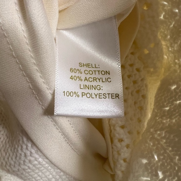 House of Harlow 1960 Cream Crochet Midi Skirt - Size Small - Picture 7 of 8